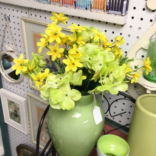 Silk floral arrangement