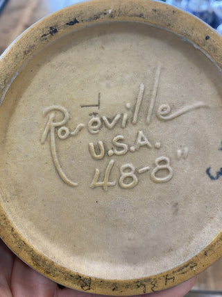 Roseville 48-8 Foxglove Vase, Blue