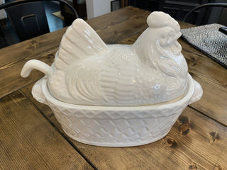 3pc Chicken Covered Serving Dish