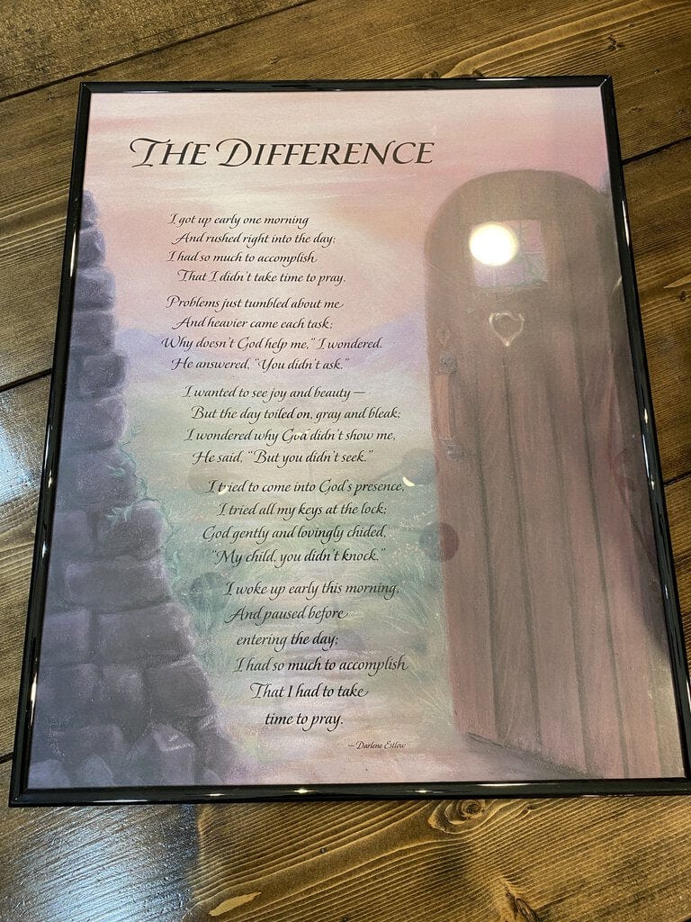 16x20 Framed Poster "The Difference"