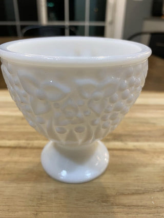 4" White Vase