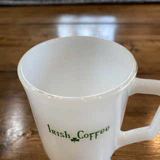 Irish Coffee Milk Glass Cup