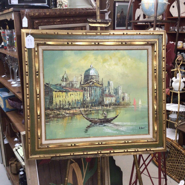 Oil, painting of Venice, Italy