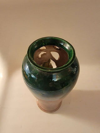 Ceramic bird vase/Japan (9.5x4.5) DNC