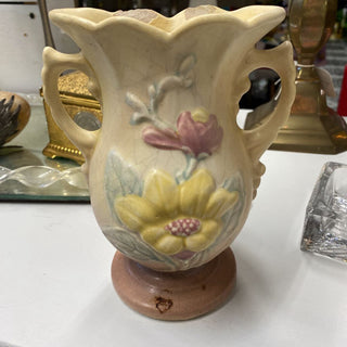 Hull Double Handled Vase W-3-5.5 mAGNOLIA