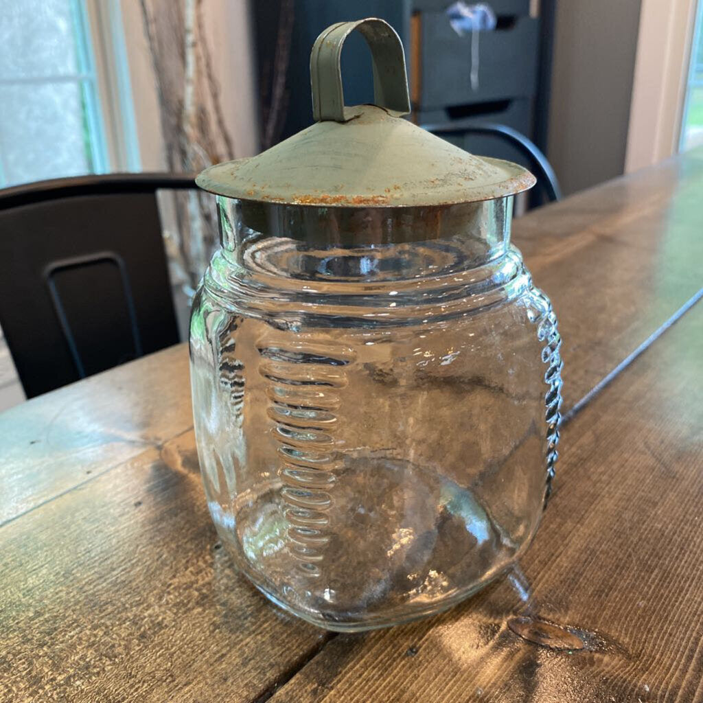 5" Jar w/Metal Lid