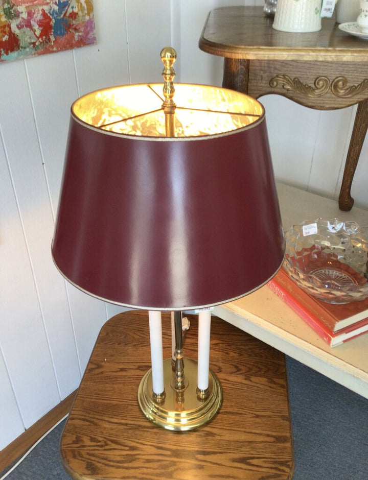 Brass and Metal 2-way Table Lamp
