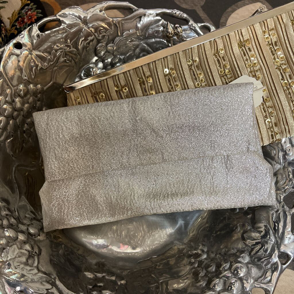 Lady Buxton Silver Clutch