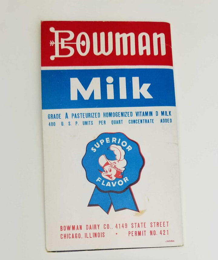 1950s Bowman Dairy of Chicago Promo Sewing Needles