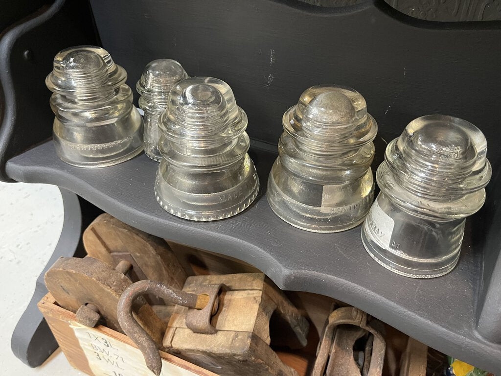 Clear Glass Vintage Insulator