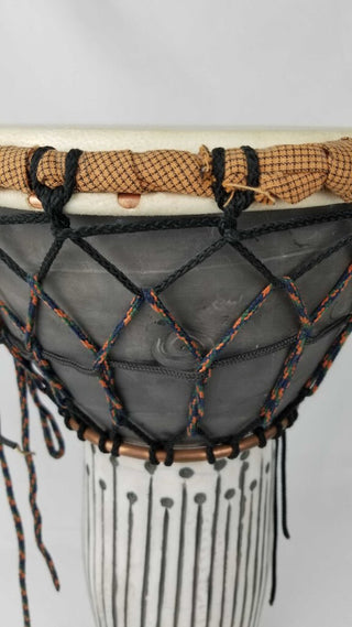 Local Artist Mary Dye Pottery Drum Djembe Doumbek
