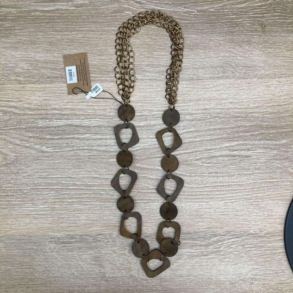 30" Brown Omala Necklace N1703