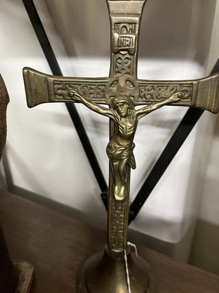 Vintage Brass Crucifix