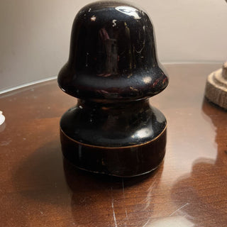 Vintage Pottery Insulator Brown
