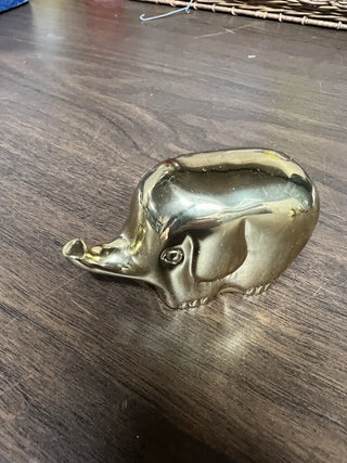 Brass elephant mini