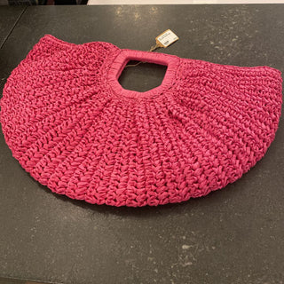 Hot Pink Woven Bag