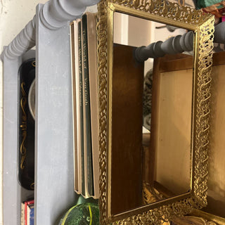 Vintage Jewelry Tray Mirror
