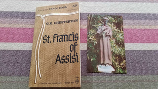 Book St Francis of Assisi 1962 Paperback Postcard included
