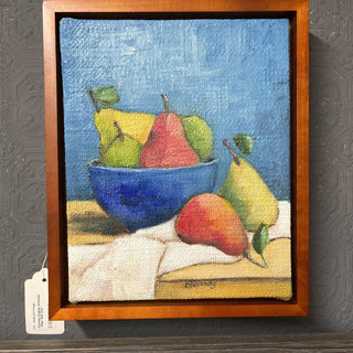 Framed Original Artwork "Pear Still Life"