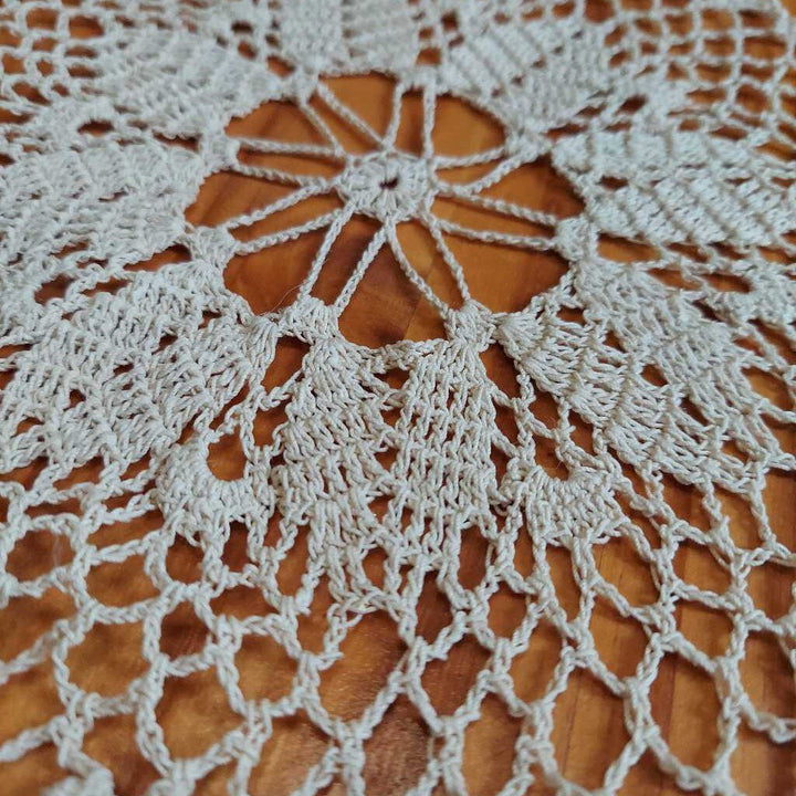 Small Beige French Country Decor style Doily