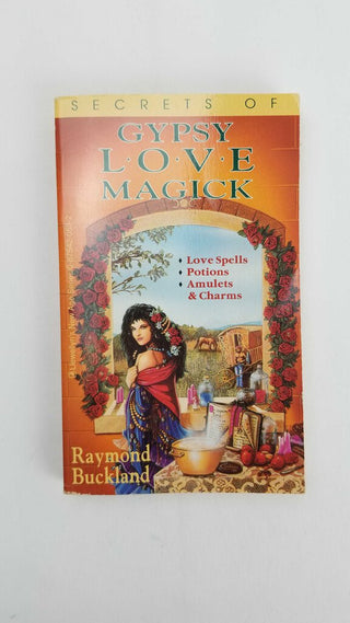 Book Gypsy Love Magic Ray Buckland Fortunetelling Book Llewellyns New Age Series Tea Leaves Crystal Ball Tarot Palmistry Hand 1990s