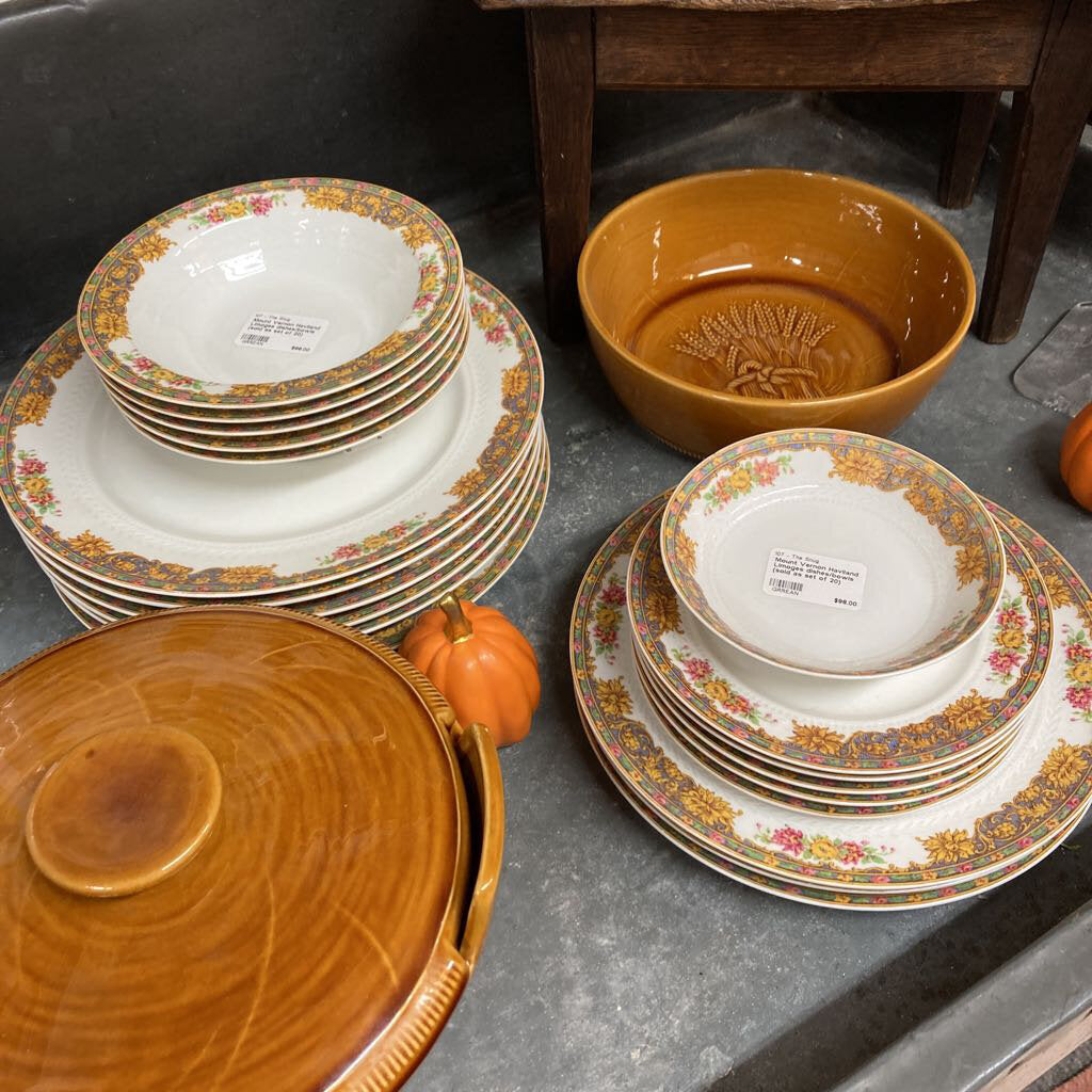 Mount Vernon Haviland Limoges dishes/bowls (sold as set of 20)