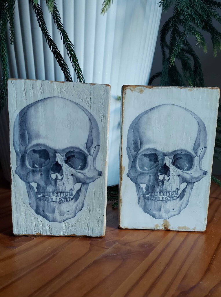 "Skull" Artisan Wood print - FIRM