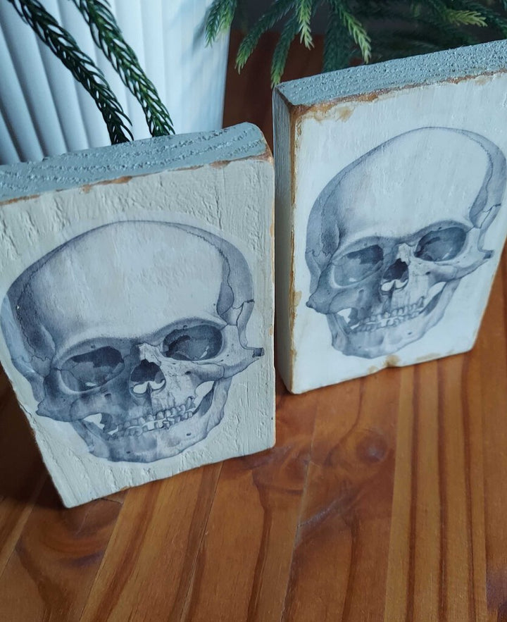"Skull" Artisan Wood print - FIRM