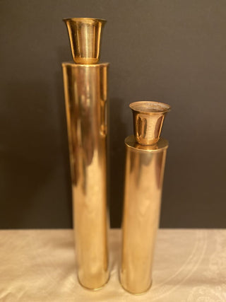 MCM Brass Candlestick DNC (13" x 2.5")