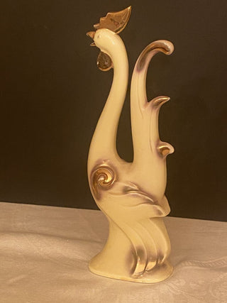Yellow ceramic rooster/Sutton's Creation/Japan DNC