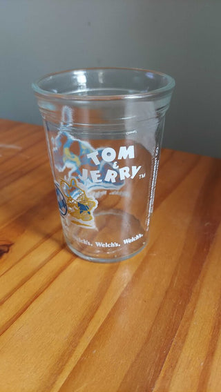 1991 Tom and Jerry Soccer Welch's Jelly Glass Jar