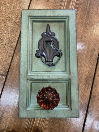 Green Doorknob Hook