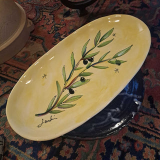 Julia Junkin long plate with olives