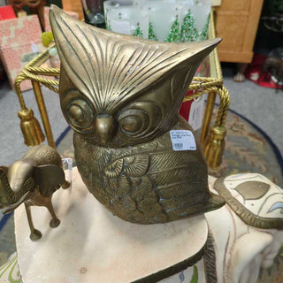Vintage Large Brass Owl 5744