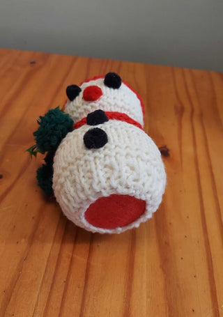 Vintage Crochet Knit Snowman