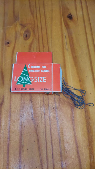 Midcentury Longsize Christmas Tree Ornament Hangers 10+ 2.5"