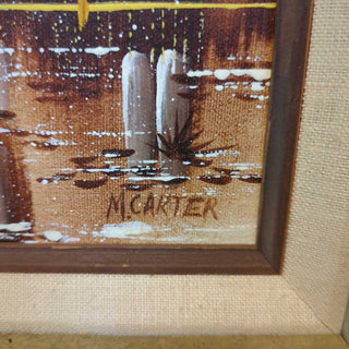 Carter Chicago oil painting MCM