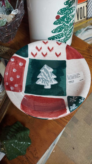 (3+bonus plate) Zrike Italy "cabin fever" Christmas tree plate, Ciao Italya by Bellini