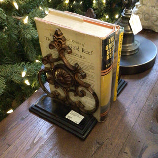 Antique Iron Decorative Book Ends