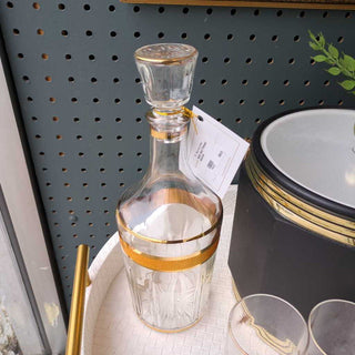 Italian Gold Trimmed decanter