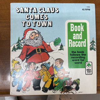 Santa Claus Comes to Town 1977 Book and Record