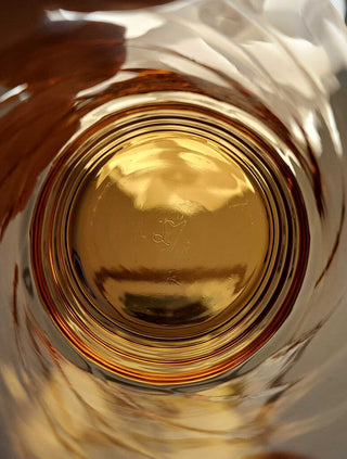 Malibu Gold - Amber Glass Tumbler by Libbey Glass Company - FIRM- single glass