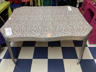 Formica and Chrome table MCM 47.50" x 36"