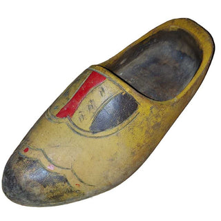 Antique Dutch Klompen clog - well worn