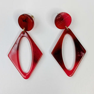 Red Lucite Drops