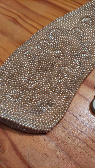 1940s Hand Beaded Clutch with coin purse by John Wind - Japan (T&M)