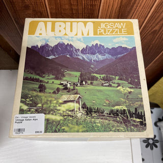 Vintage Italian Alps Puzzle