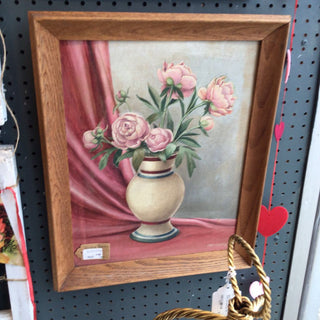 Rose and vase painting - In Store Pick Up Only