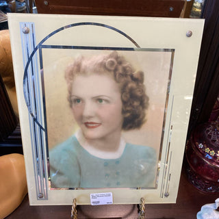 1930's Reverse Painted Frame