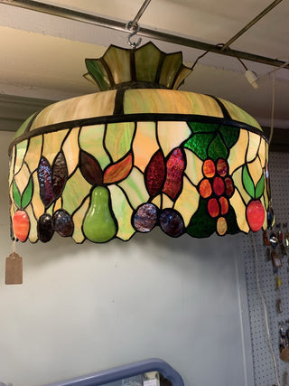 Stained glass Chandelier 24" x 18" 3 Light